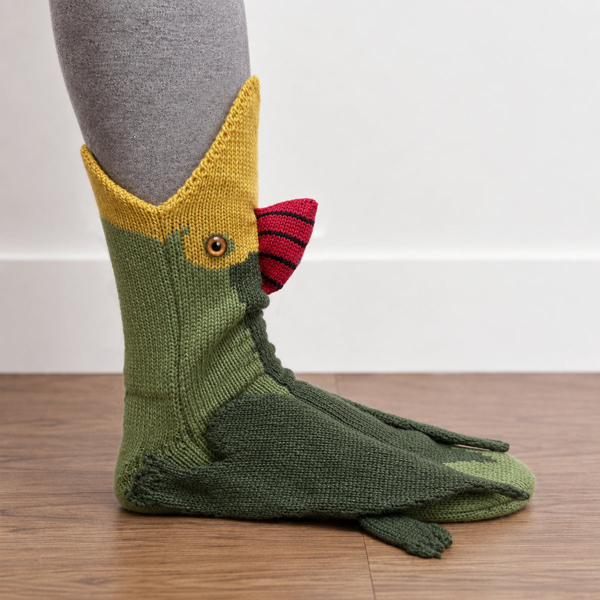 3D Pterodactyl Knit Socks – Funny Animal Novelty Socks