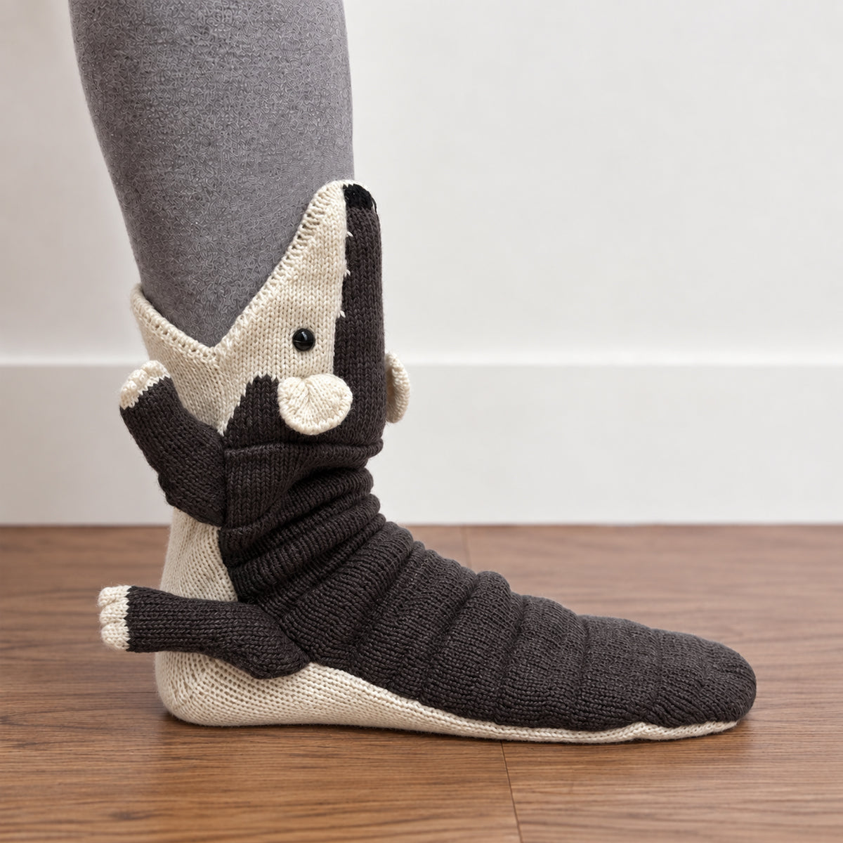 3D Pangolin Knit Socks – Funny Animal Novelty Socks