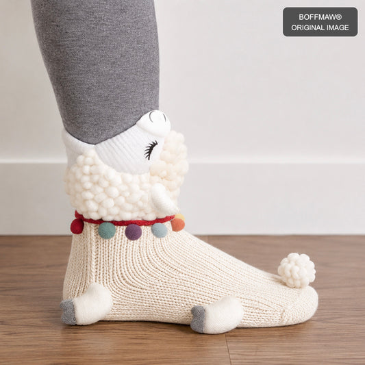 Boffmaw 3D Alpaca Knit Socks