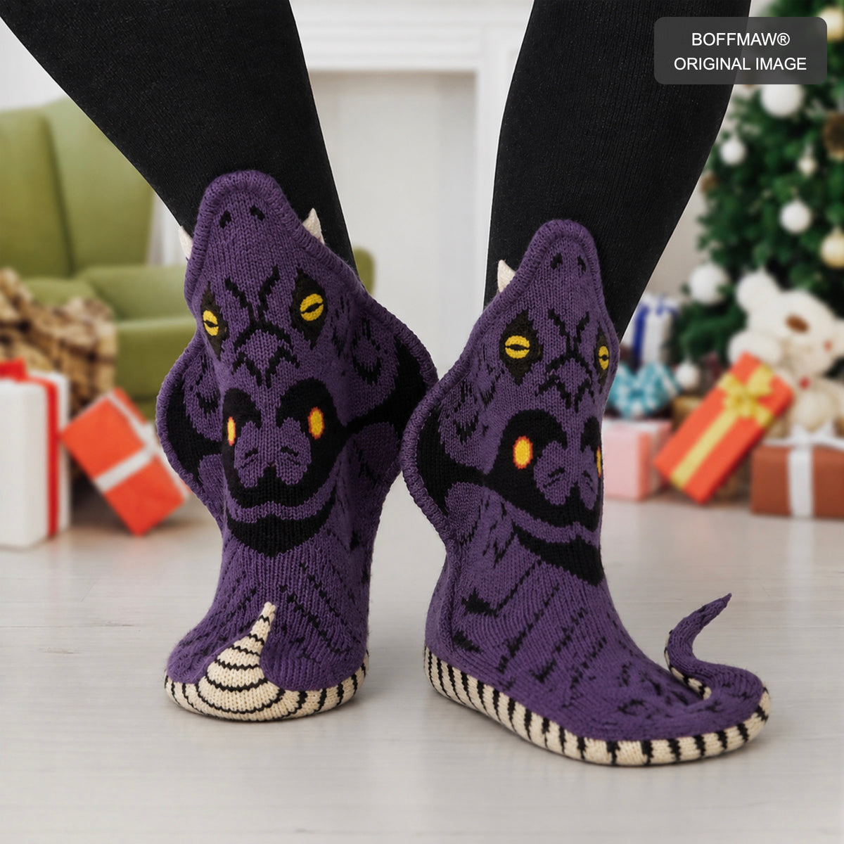 Boffmaw 3D Cobra Knit Socks