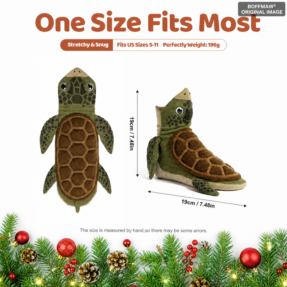 3D Sea Turtle Knit Socks – Cute Ocean Animal Cozy Socks
