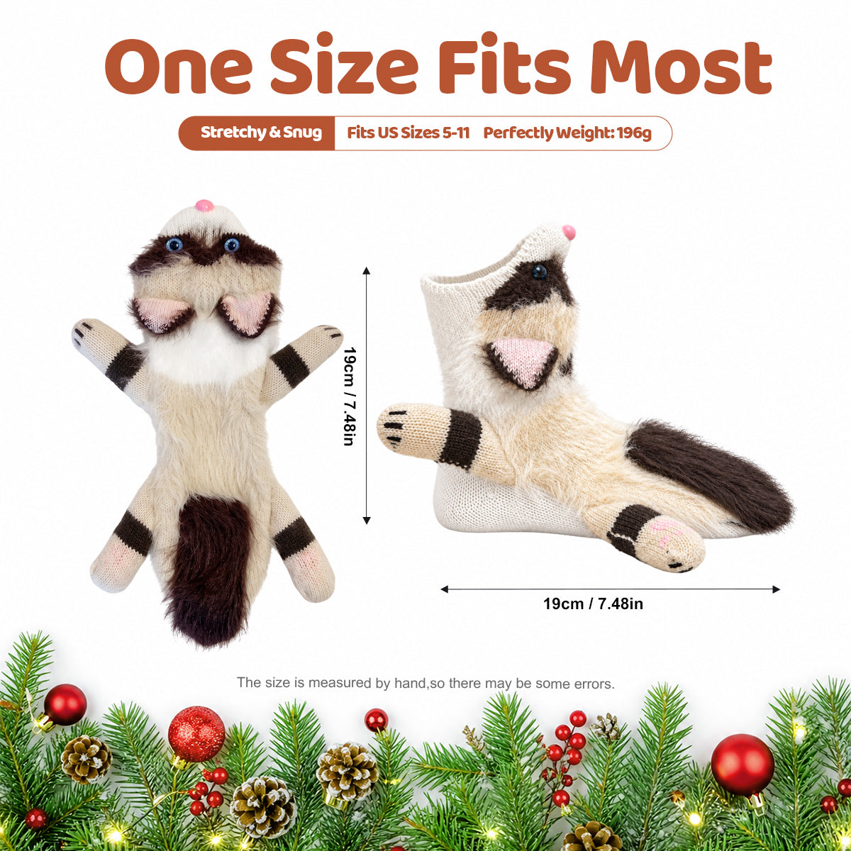 3D Ragdoll Cat Knit Socks – Funny Animal Novelty Socks