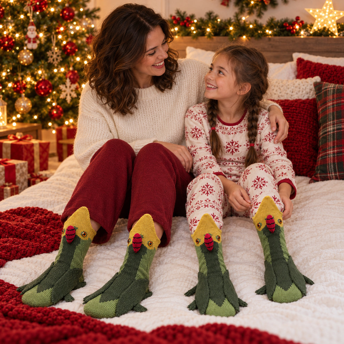 3D Pterodactyl Knit Socks – Funny Animal Novelty Socks