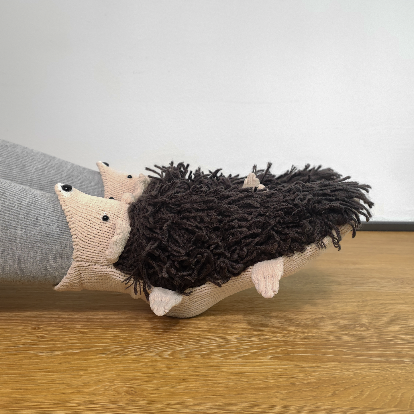 BOFFWAM Hedgehog Knit Socks-Quirky creative design & Comfy Soft knitted material, Carpet socks for Family Party Homewear Menswear Original
