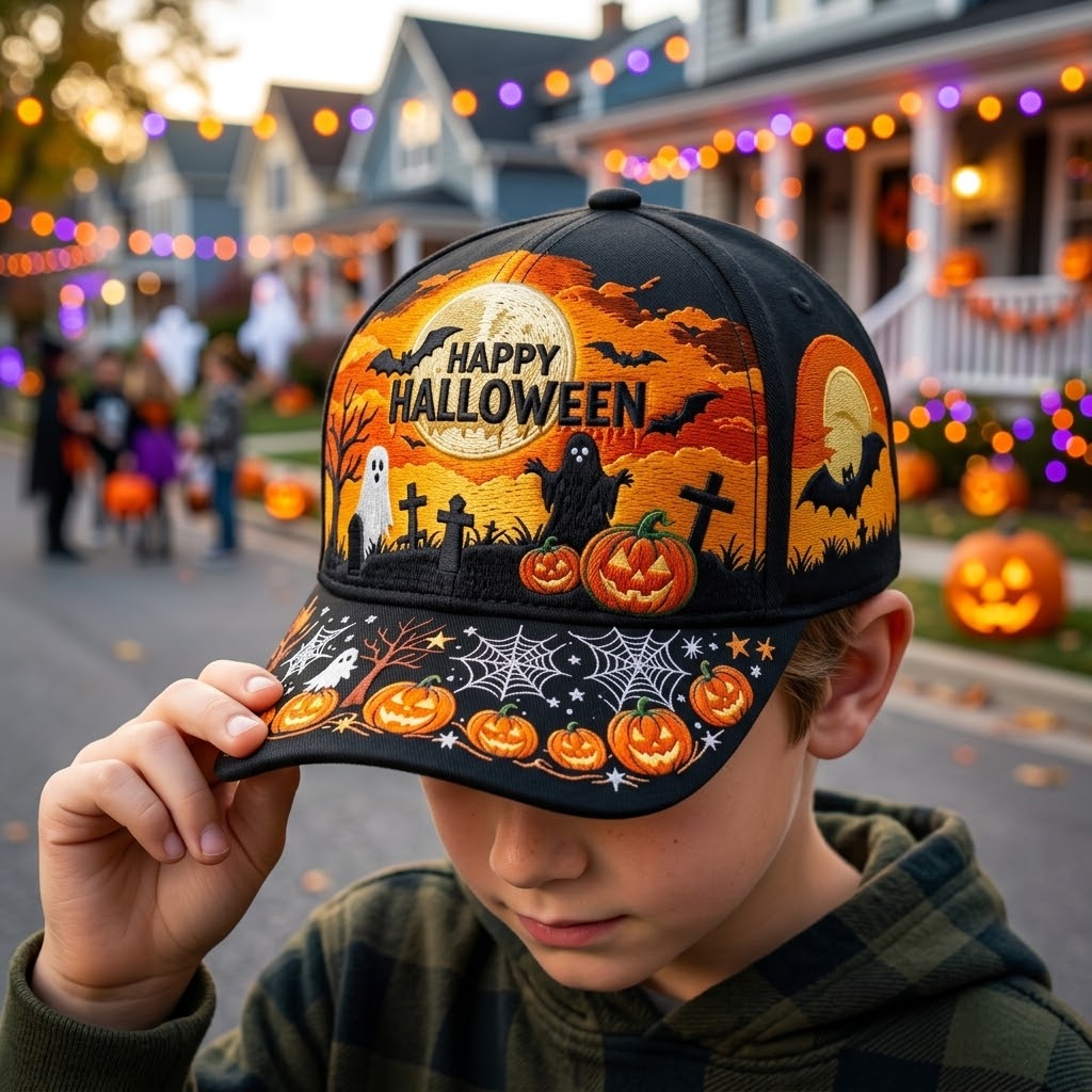 The Ultimate Spooky Season Cap — Wear the Halloween Spirit