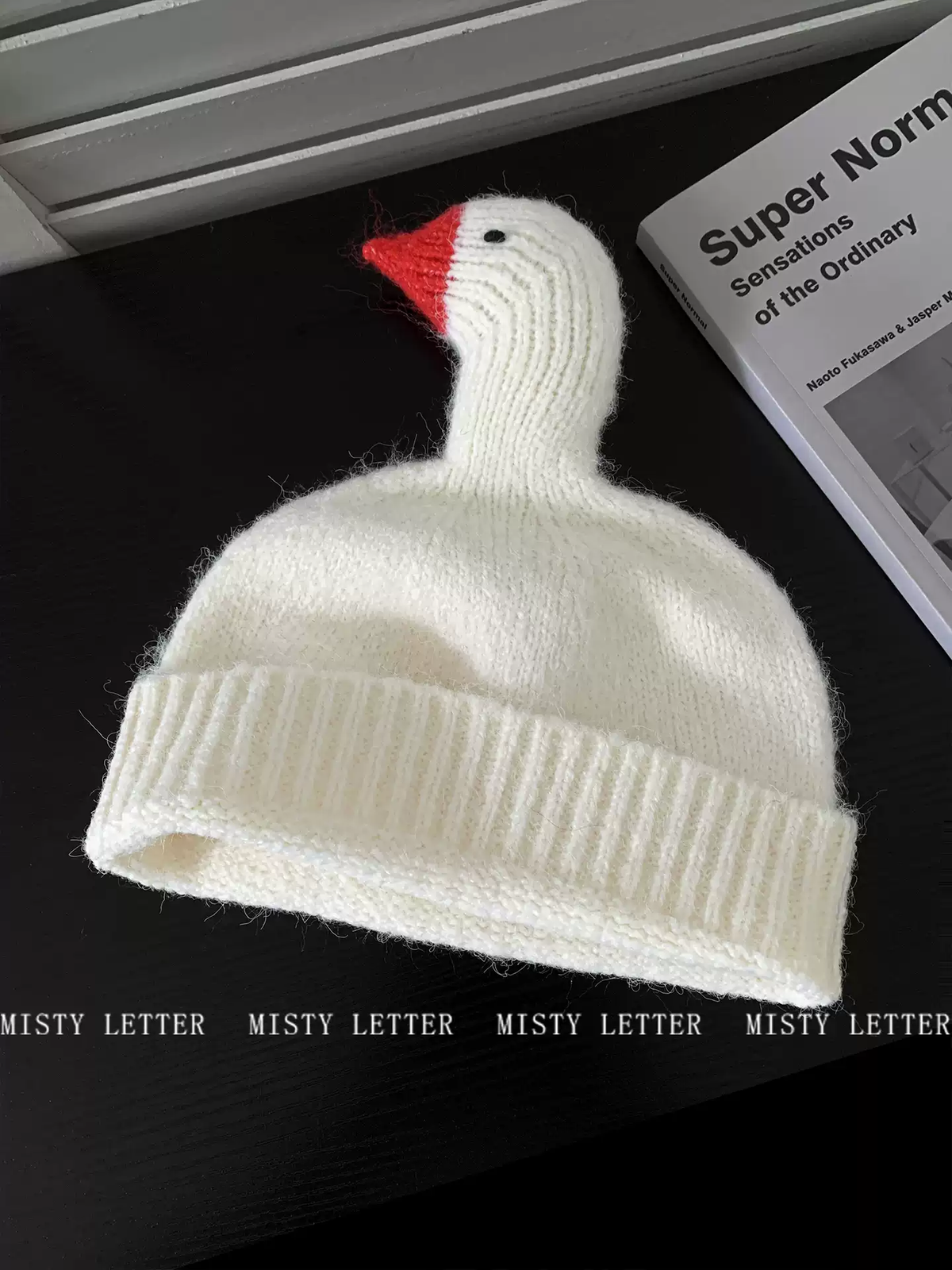 3D Honking Goose Knit Beanie  for kids and women