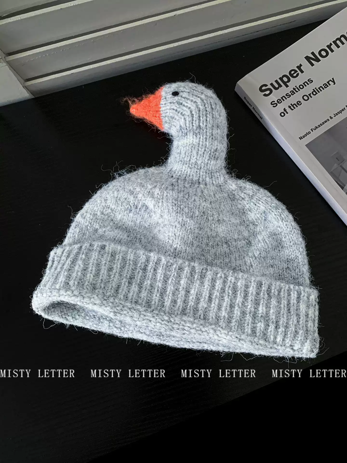 3D Honking Goose Knit Beanie  for kids and women
