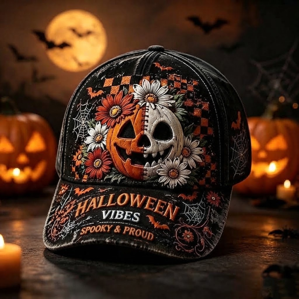 The Ultimate Spooky Season Cap — Wear the Halloween Spirit