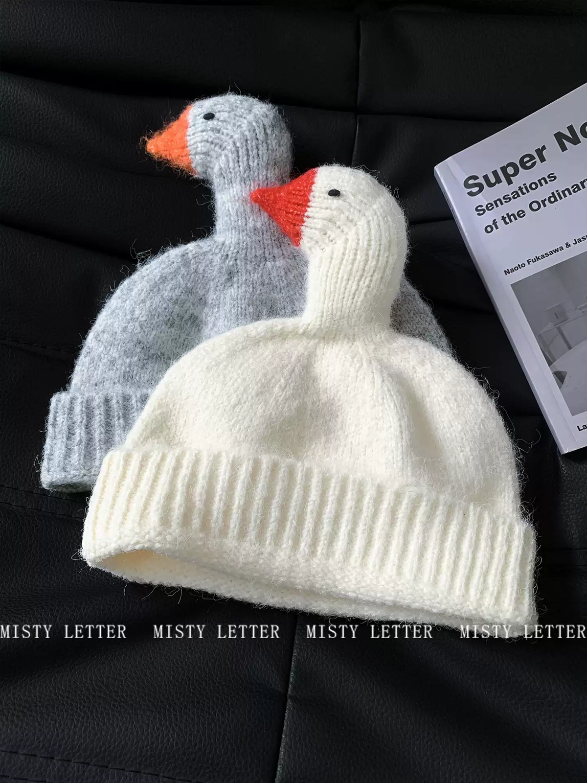 3D Honking Goose Knit Beanie  for kids and women