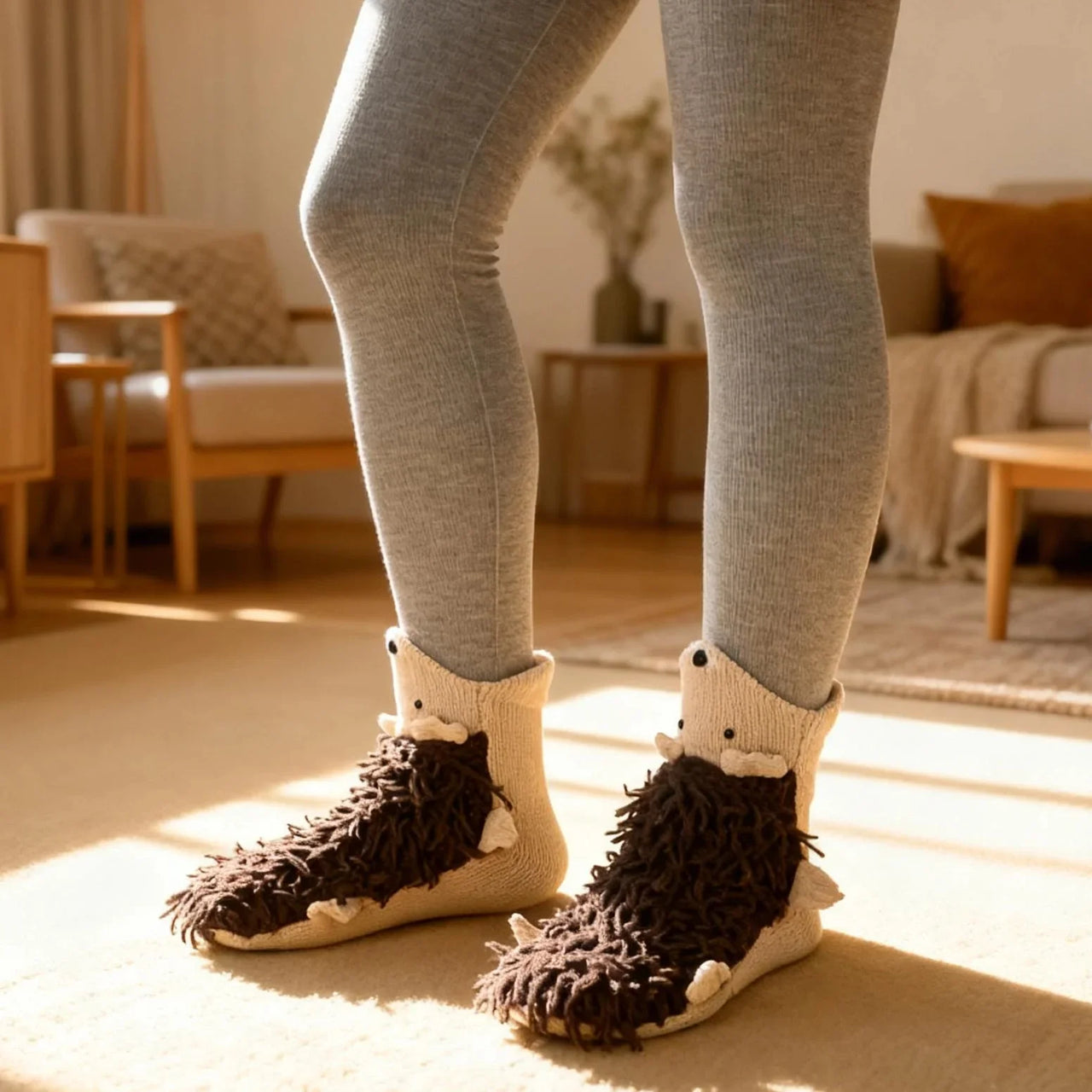 Hedgehog Knit Socks