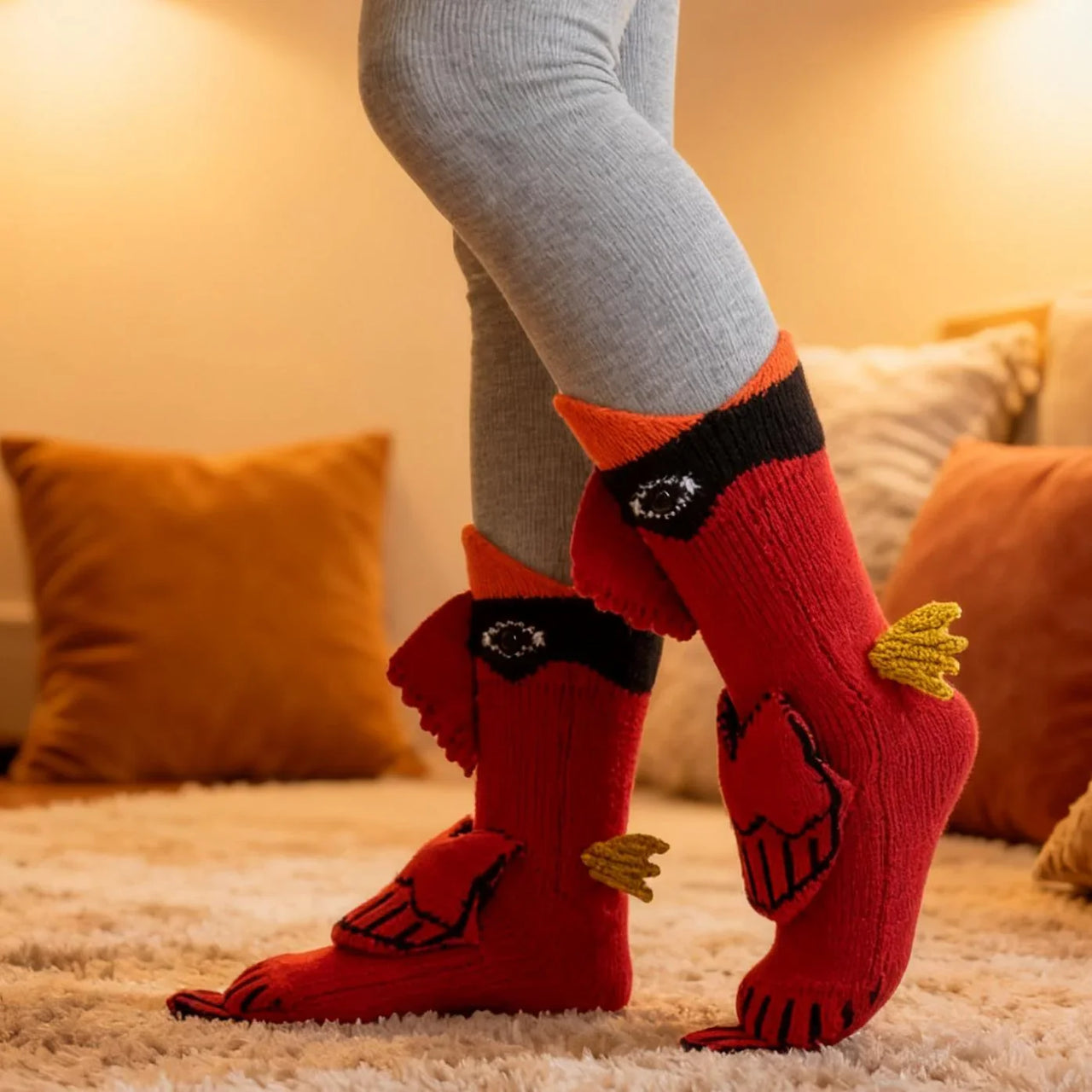 Cardinal Knit Socks