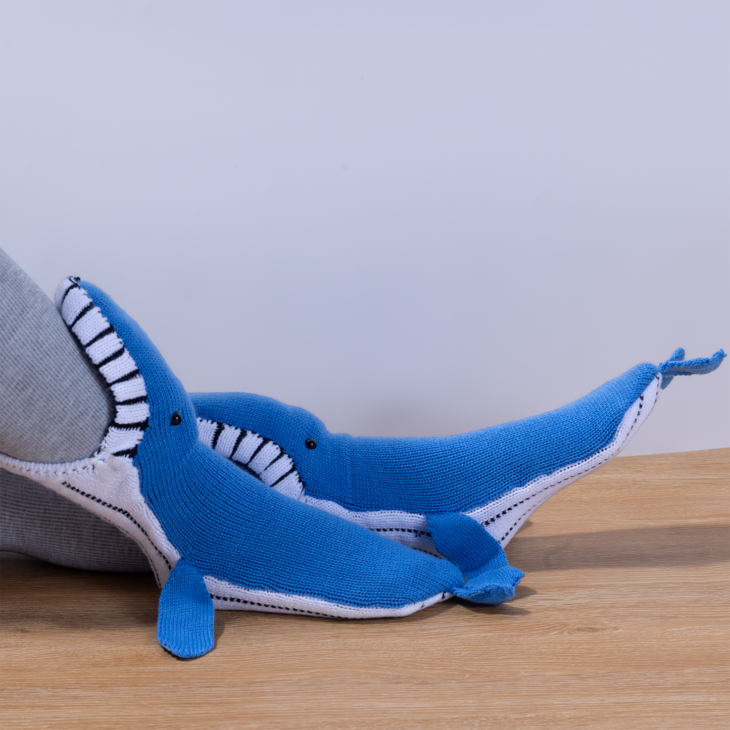 BOFFWAM Whale Knit Socks-Quirky creative design & Comfy Soft knitted material, Carpet socks for Family Party Funny Menswear Original