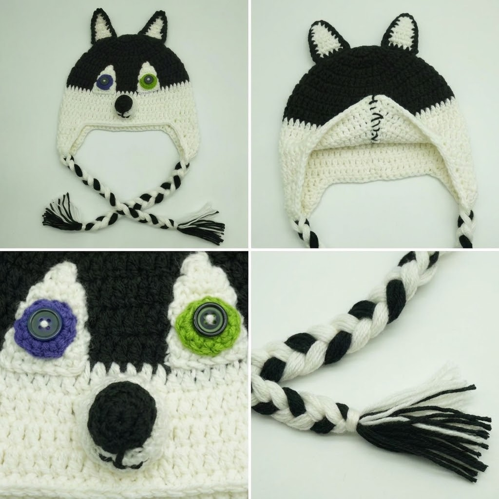 Winter Explorer 3D Husky Knit Earflap Hat